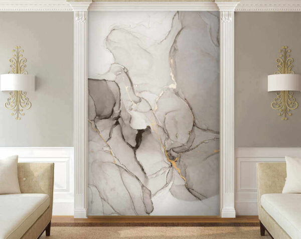 Marmorizzazione astratta in bianco e nero. Marmorizzazione astratta in bianco e nero.
