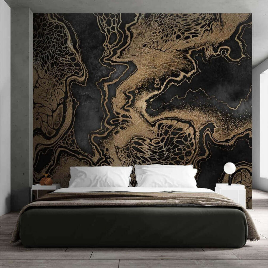 Disegno astratto con texture ricche.