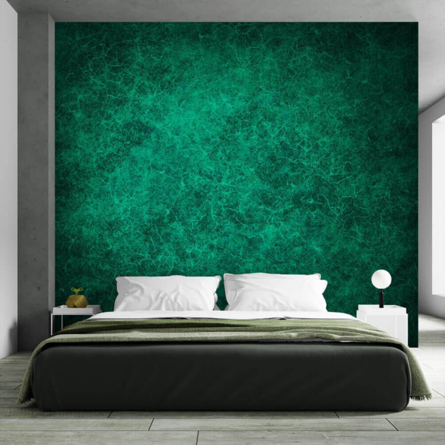 Sfondo verde con molte piccole crepe