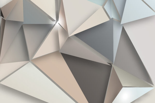 Forme geometriche astratte in colori tenui. Forme geometriche astratte in colori tenui.