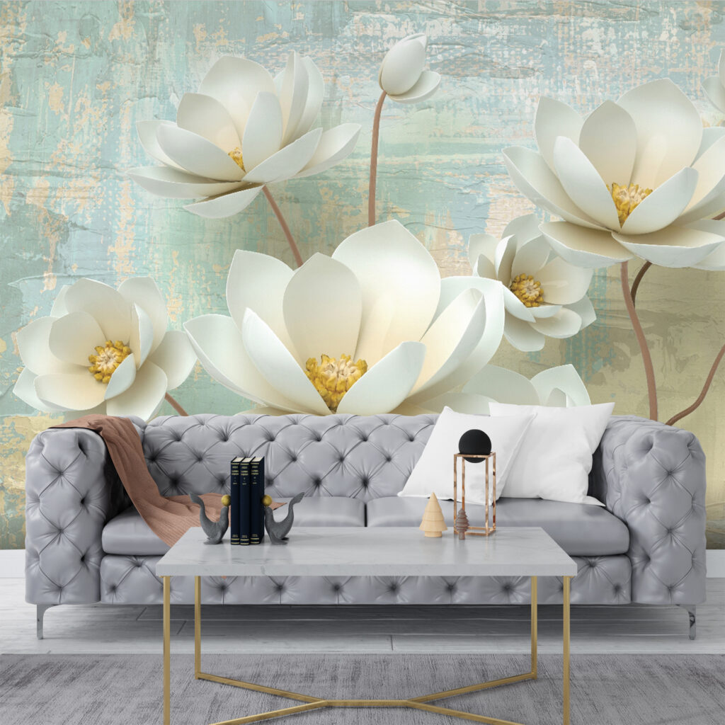 Group of white flowers