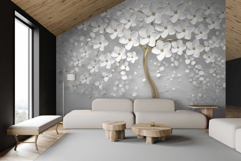 Albero con fiori e foglie bianche u37065pig1 1024x683 - Albero con fiori e foglie bianche