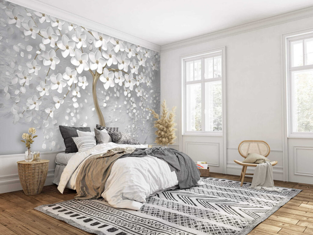 Albero con fiori e foglie bianche u37065pib3m 1024x768 - Albero con fiori e foglie bianche