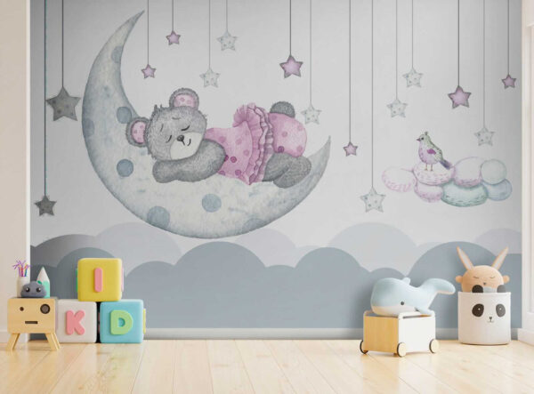 Orsetto che dorme sulla luna Orsetto che dorme sulla luna