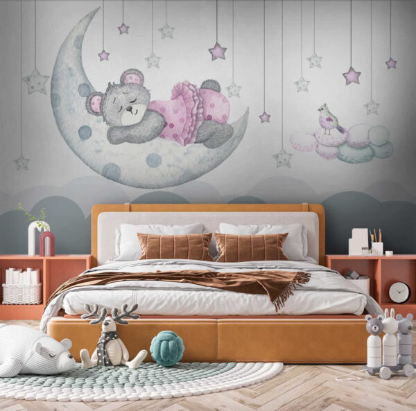 Orsetto che dorme sulla luna Orsetto che dorme sulla luna