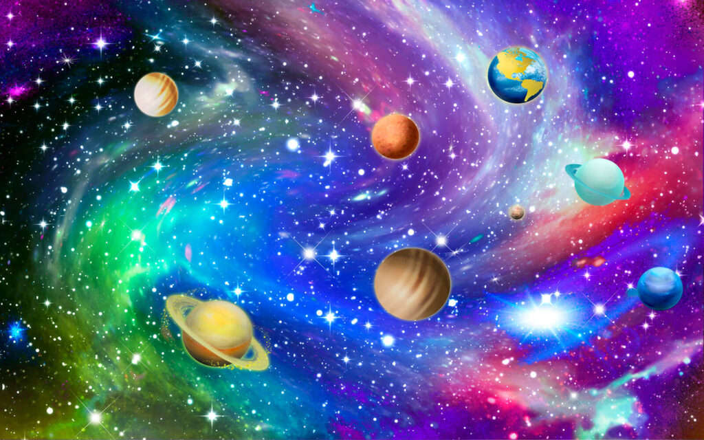 Pianeti nel cielo con le stelle Pianeti nel cielo con le stelle