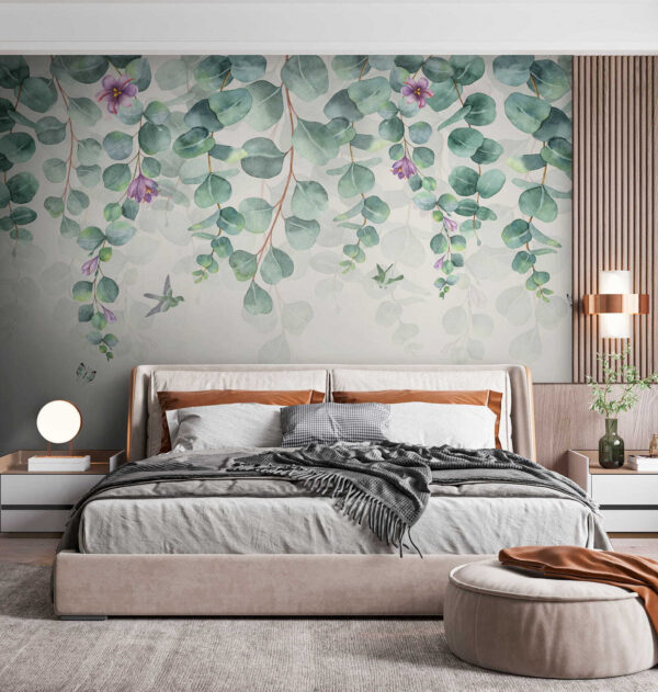 Fiori delicati e fogliame vivace. Fiori delicati e fogliame vivace.