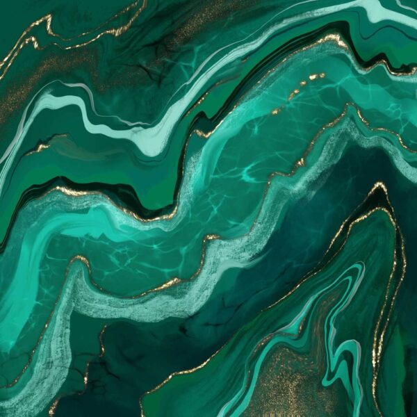 Onde astratte nei toni del verde acqua. Onde astratte nei toni del verde acqua.