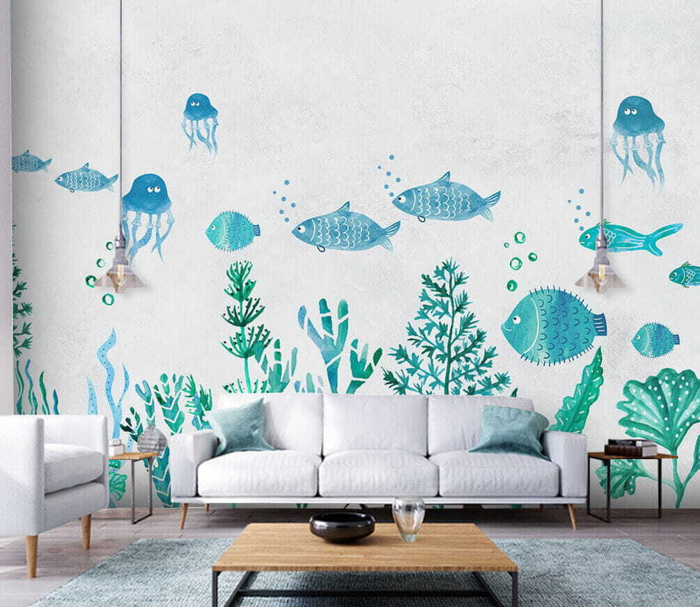 u32524pig1m - Un gruppo di pesci e meduse - tegory