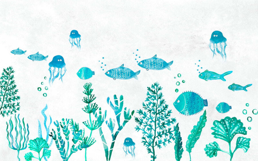 Un gruppo di pesci e meduse Un gruppo di pesci e meduse