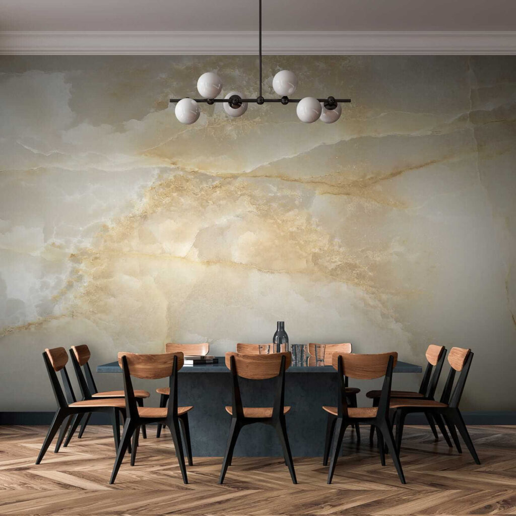 Soft hues blend in natural patterns