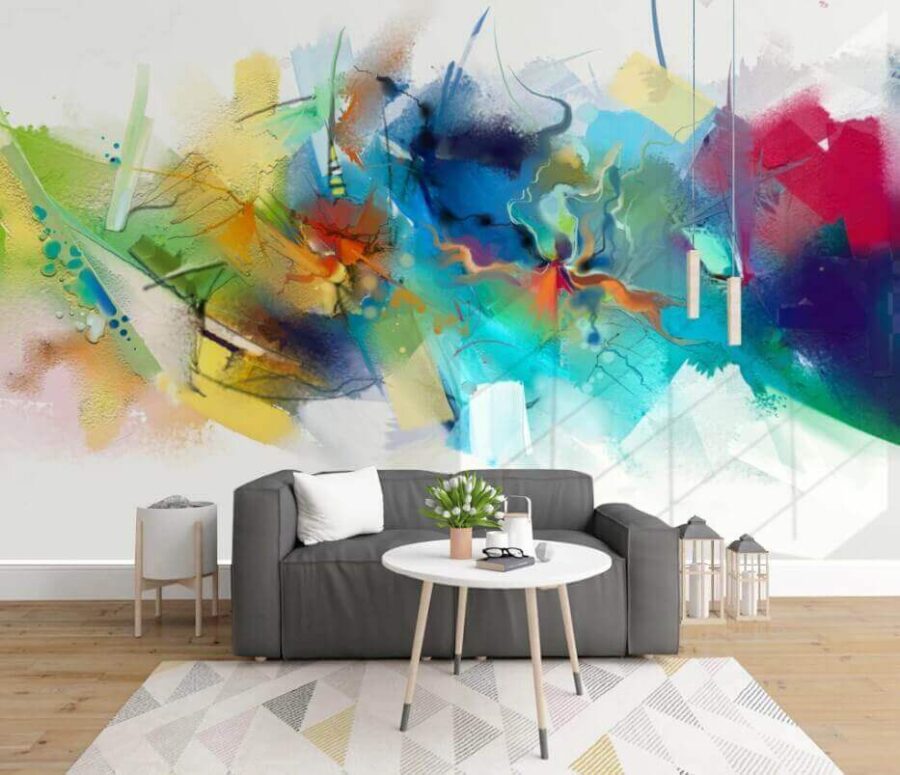 Quadro colorato di fiori