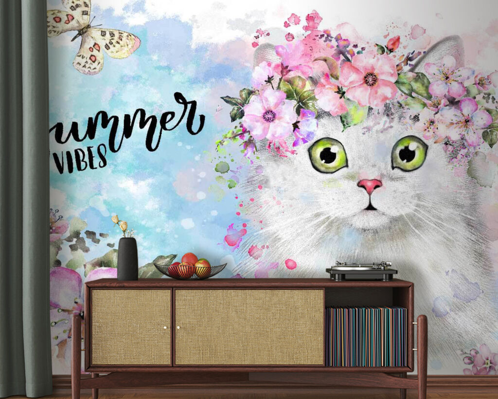 u30547pig20m 1024x819 - Gatto con fiori in testa - tegory