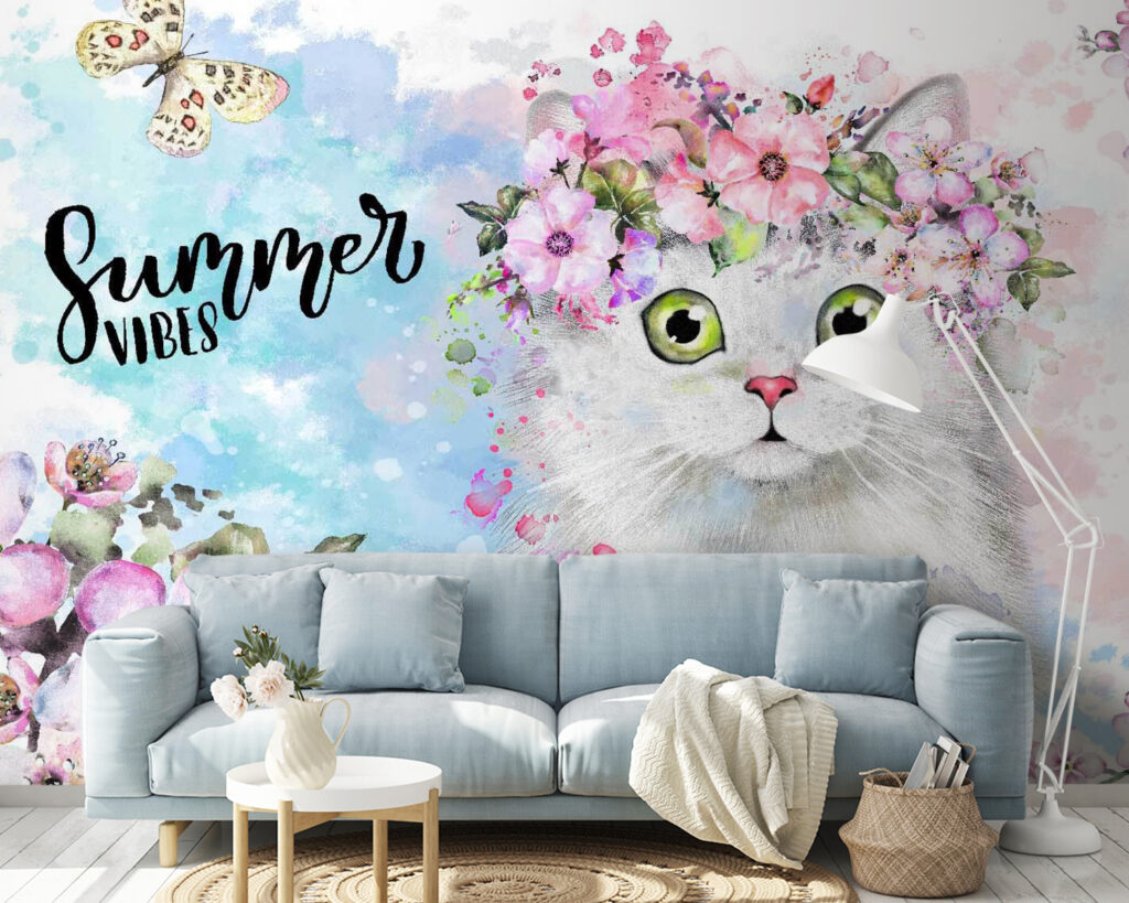 u30547pig14 1024x819 - Gatto con fiori in testa - tegory