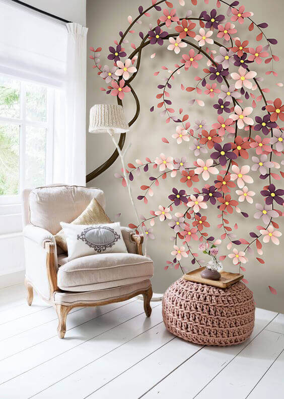 Albero con fiori