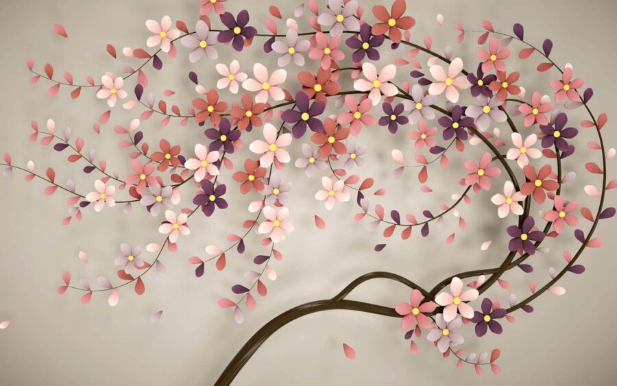 Albero con fiori