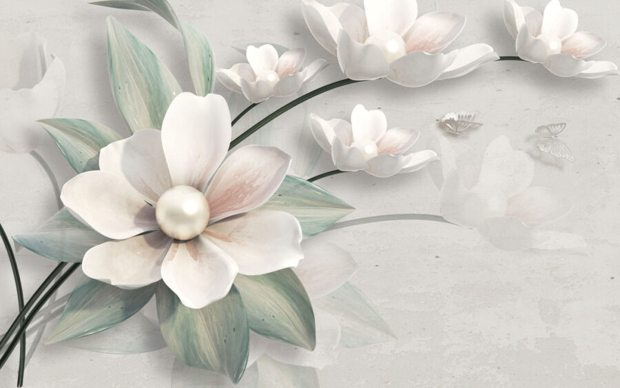Fiori delicati dai toni tenui