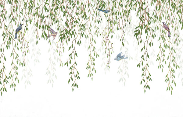 Uccelli sul ramo di un albero Uccelli sul ramo di un albero
