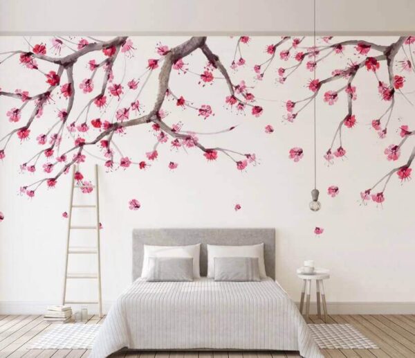 Albero con fiori rosa Albero con fiori rosa