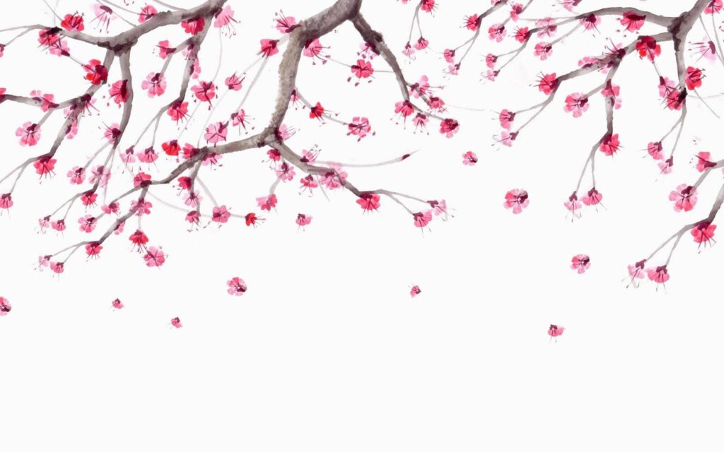 Albero con fiori rosa Albero con fiori rosa
