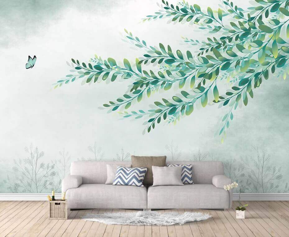 u27382pig1m - Foglie verdi su un ramo - tegory