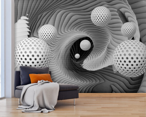 Un vortice bianco e nero Un vortice bianco e nero