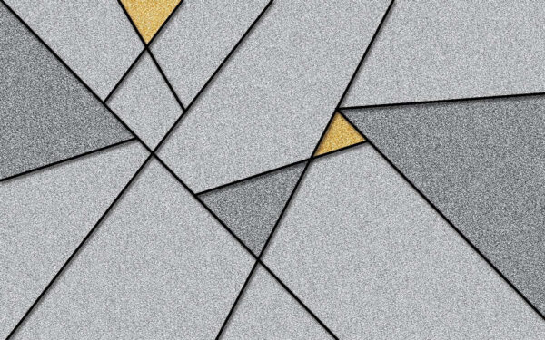 Triangolo grigio e giallo Triangolo grigio e giallo