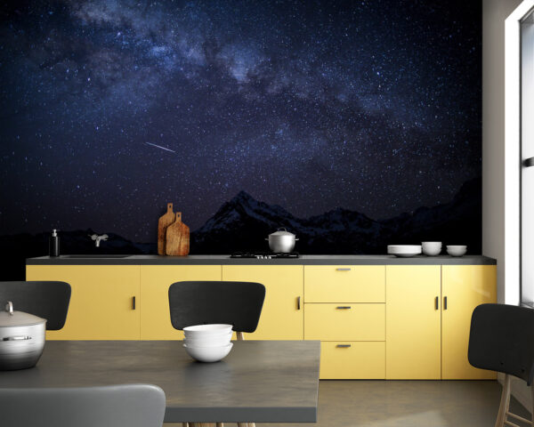 Cielo stellato sulle montagne Cielo stellato sulle montagne