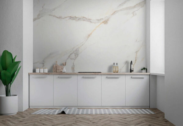 Elegante marmo bianco con venature Elegante marmo bianco con venature