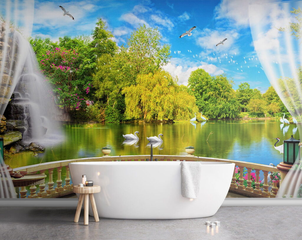 u18753pit1 1024x812 - Vista di uno stagno con uccelli e alberi - tegory