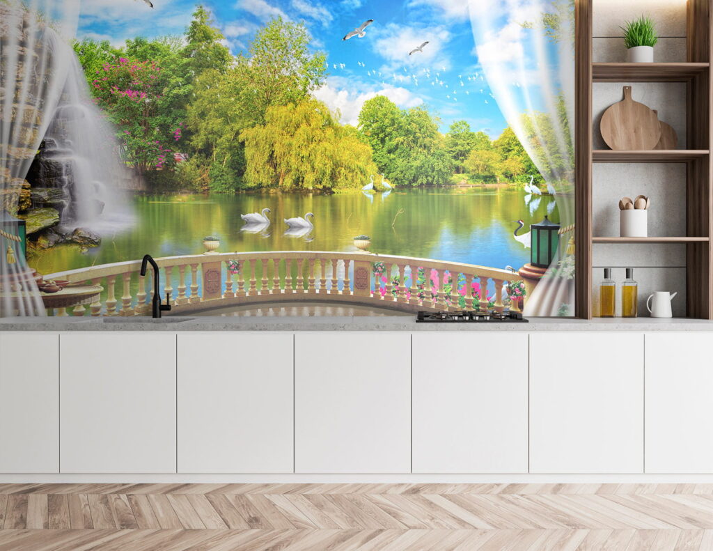 u18753pik4 1024x791 - Vista di uno stagno con uccelli e alberi - tegory