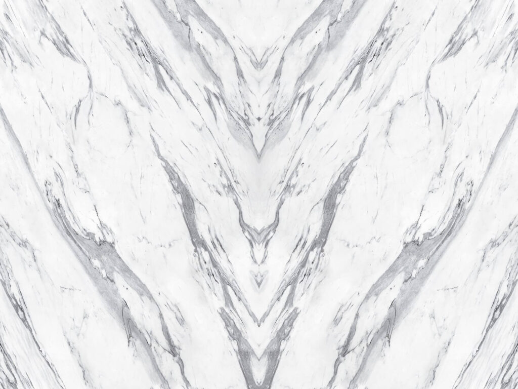 Superficie in marmo bianco con linee nere Superficie in marmo bianco con linee nere