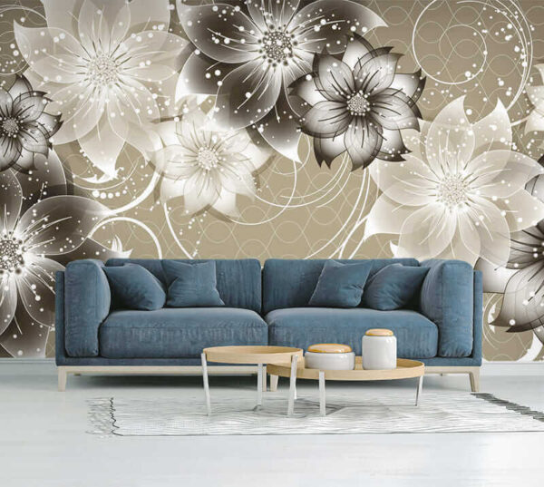 Elegante design floreale dalle tonalità tenui. Elegante design floreale dalle tonalità tenui.