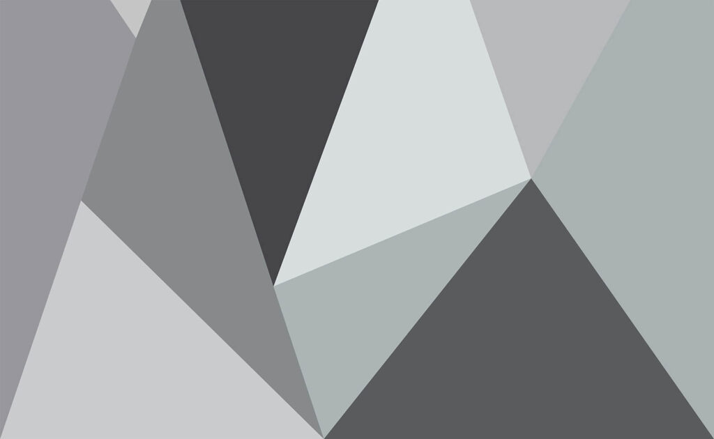 Disegno a triangolo grigio e bianco Disegno a triangolo grigio e bianco
