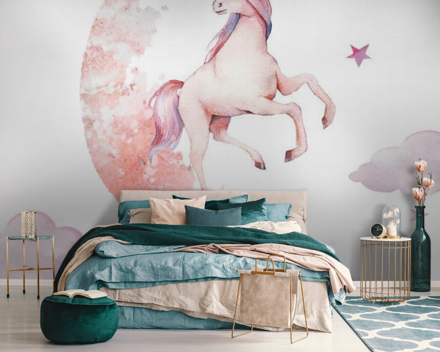 Unicorno sulla luna