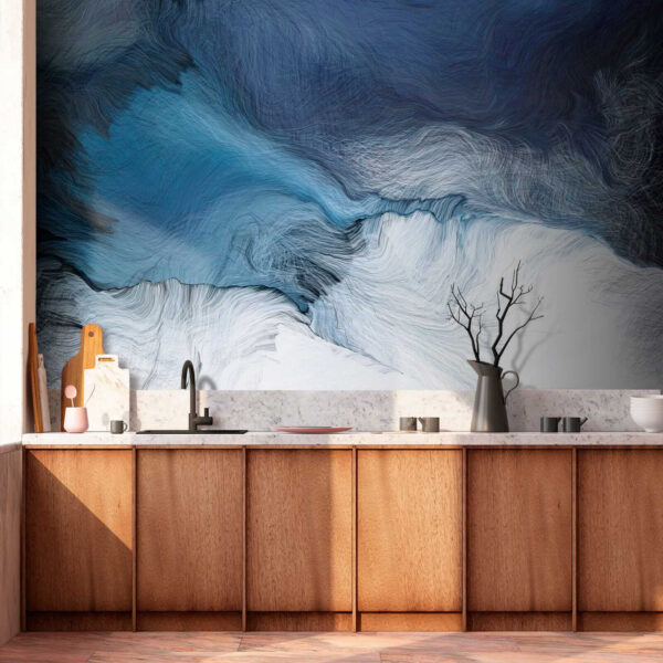 Pittura blu e bianca Pittura blu e bianca