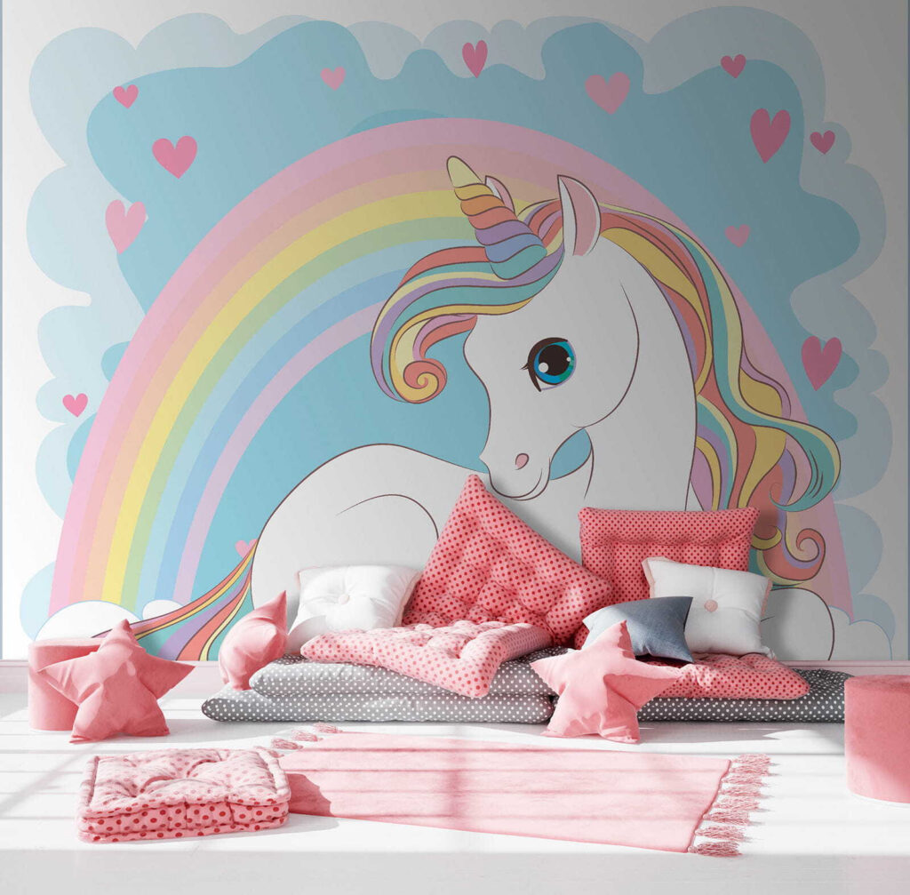 Unicorno seduto su una nuvola con arcobaleno e cuori u10971pir2m 1024x1007 - Unicorno seduto su una nuvola con arcobaleno e cuori