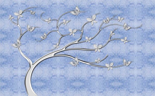Albero con farfalle Albero con farfalle