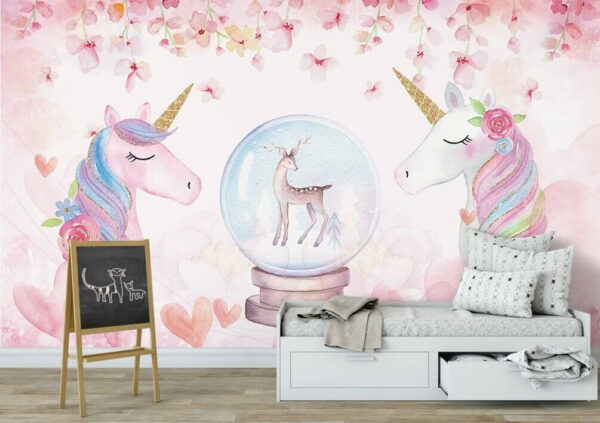 Unicorni e una palla di neve Unicorni e una palla di neve