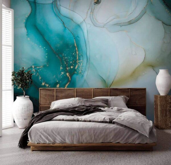 Carta da parati Carta da parati Colori fluidi in tonalità rilassanti (COD: u10375)