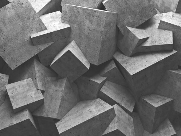 Pile di blocchi di cemento Pile di blocchi di cemento