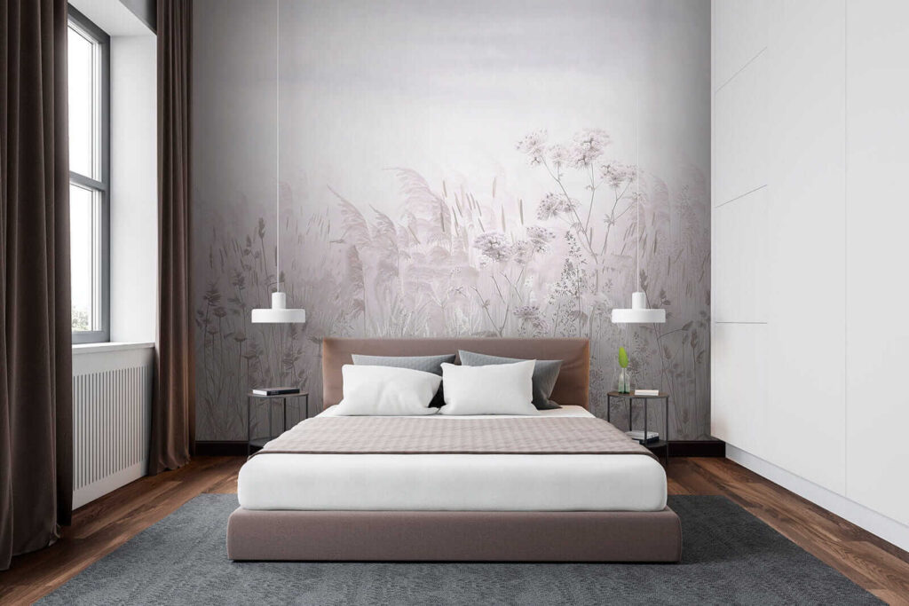 Field of flowers and plants Field of flowers and plants