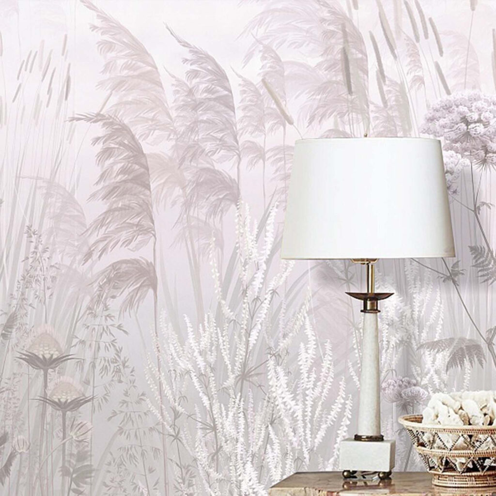 Field of flowers and plants Field of flowers and plants