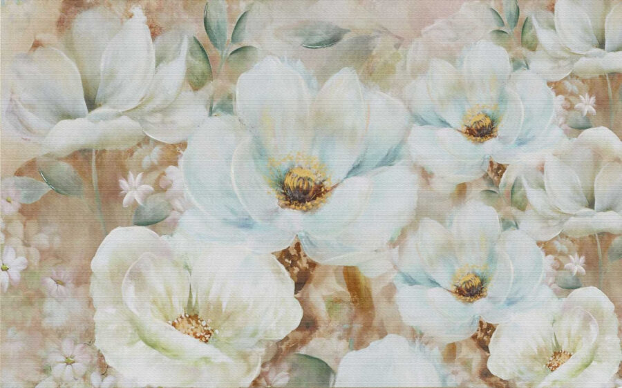 Delicate fioriture in tenui colori pastello