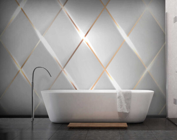 Luce scintillante su piastrelle eleganti Luce scintillante su piastrelle eleganti