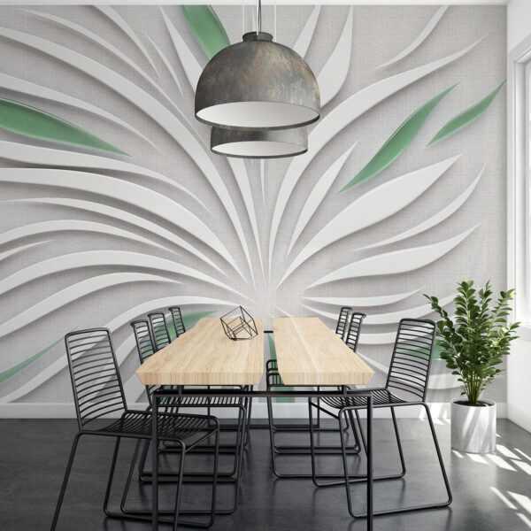 Un design bianco e verde Un design bianco e verde