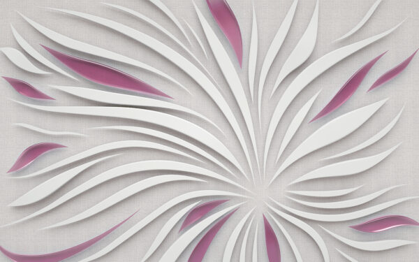 Un disegno bianco e viola Un disegno bianco e viola