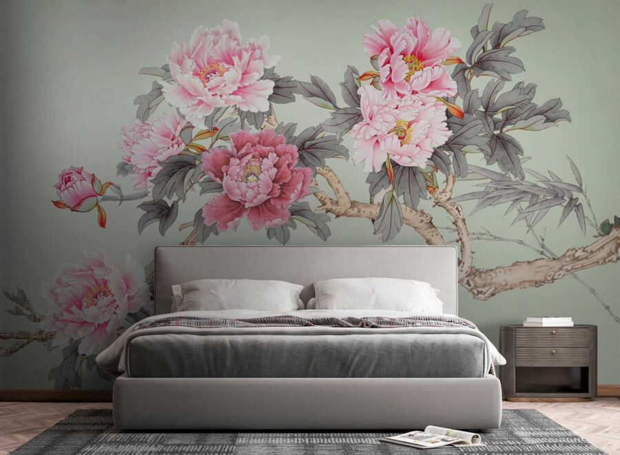 Ramo con fiori rosa