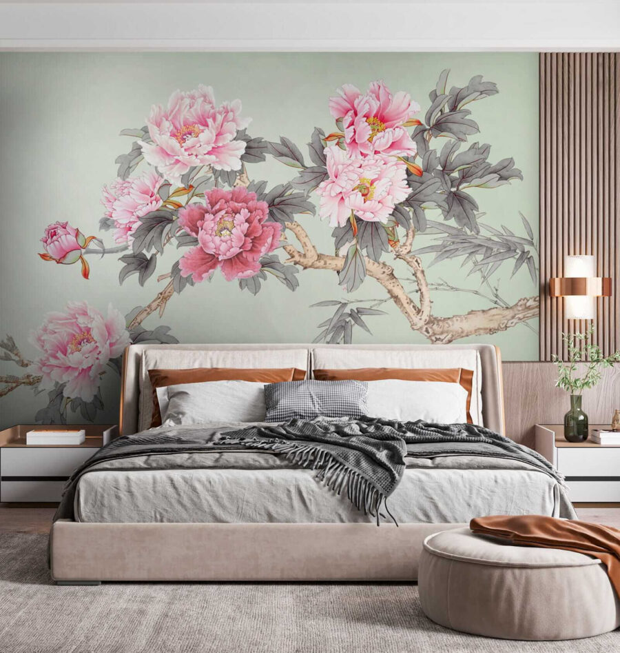 Ramo con fiori rosa