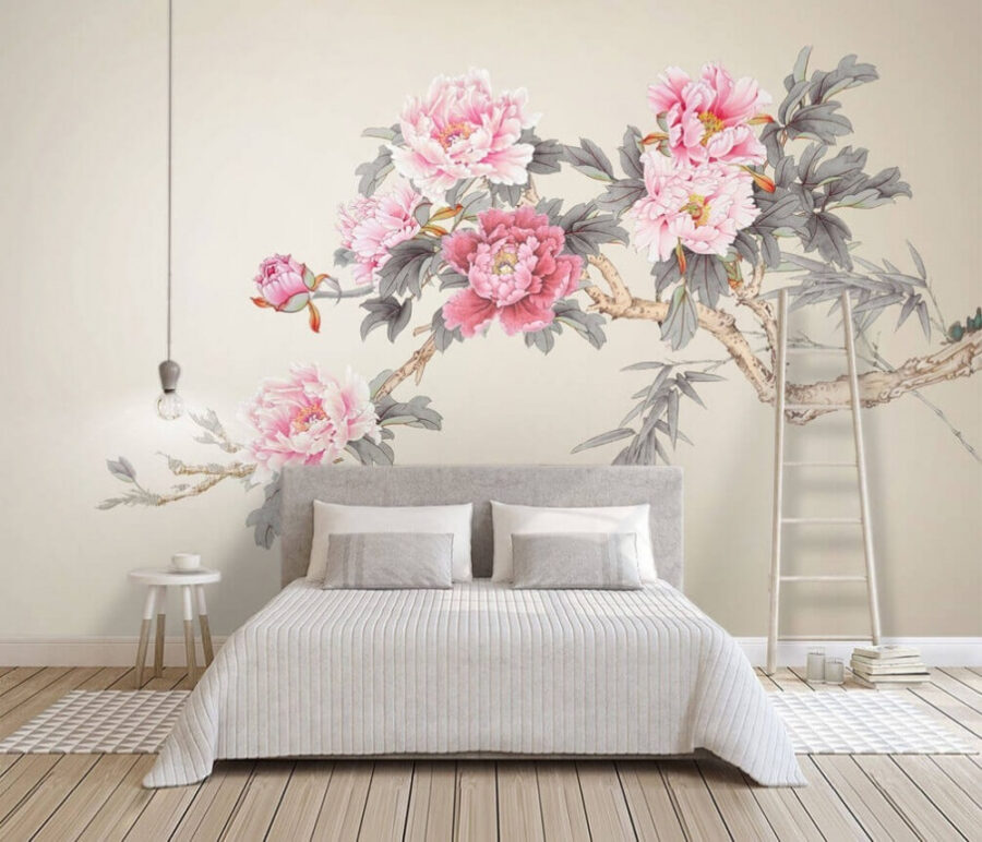 Ramo con fiori rosa
